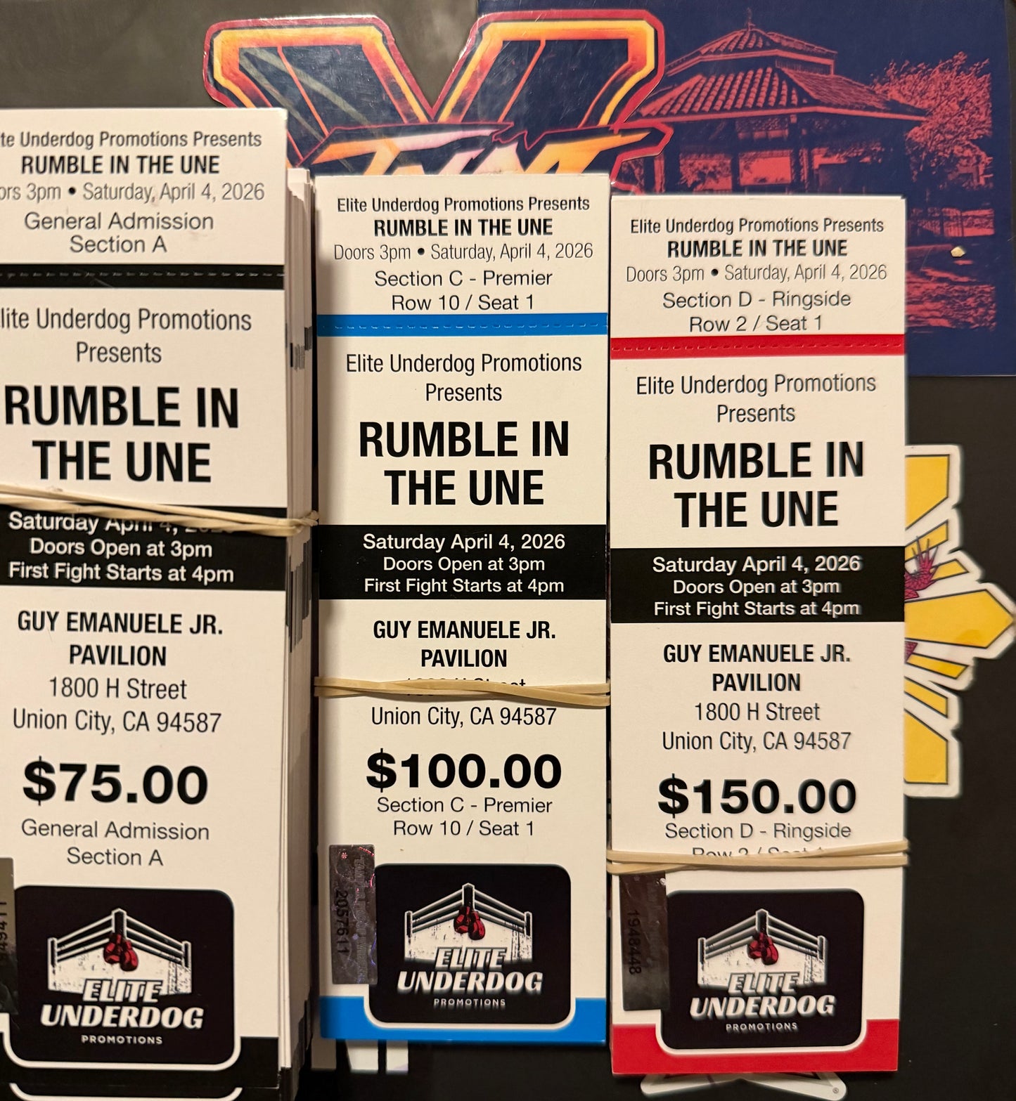Rumble in the Une TICKETS